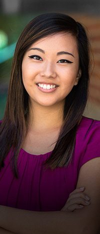 Young woman with healthy smile