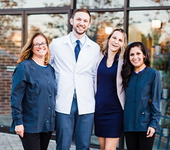 Falmouth emergency dentist Dr. Robert McVety and team