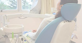 Patient in dental chair