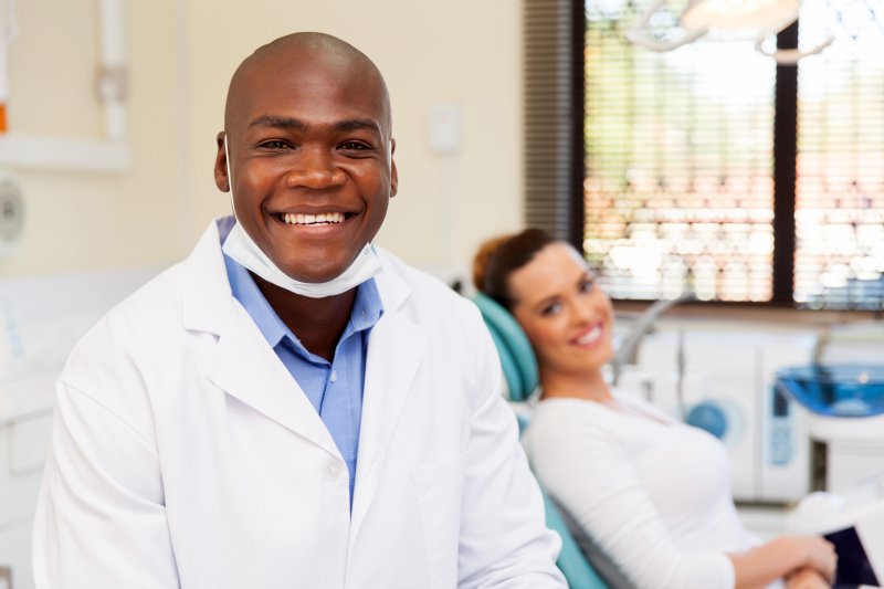 a dentist and his patient